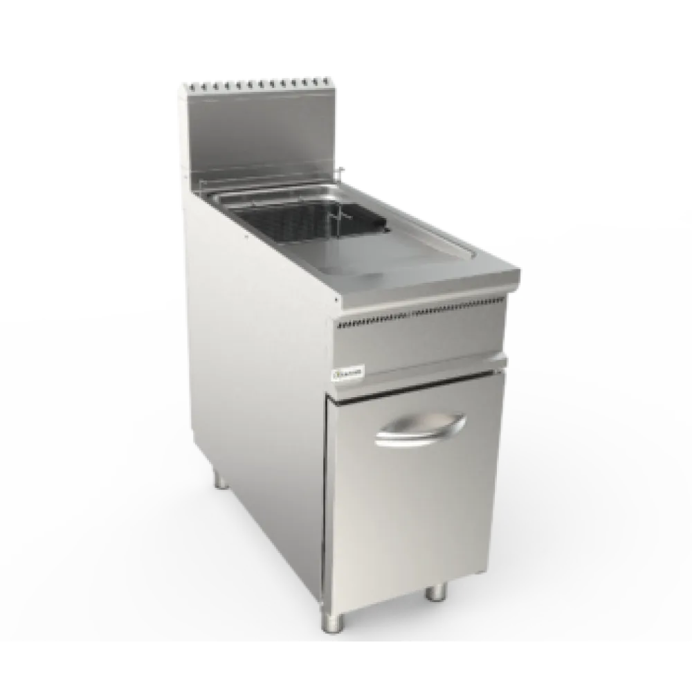Heavy-Duty 22L Gas Fryer with Cabinet - LADYQ 900 LQ/FLG1V22