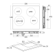 Keraminė kaitlentė HOC60F (33058110000HOC60F)