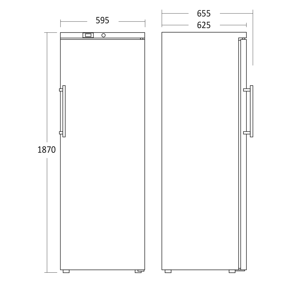 Šaldiklis 293 L GUF390W (31324510000GUF390W)
