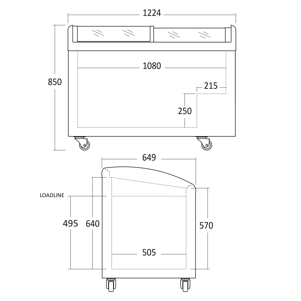Ledų vitrina 251L IC352D (23424310000IC352D)
