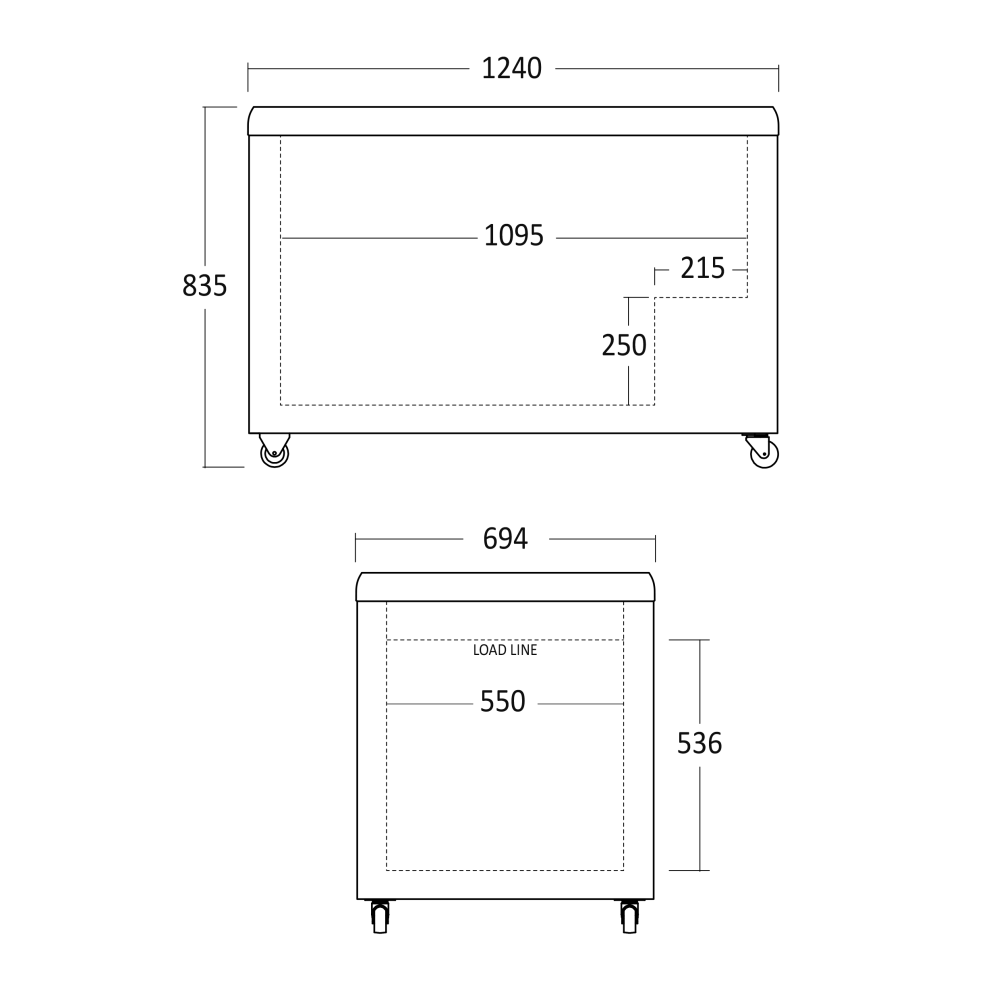 Ledų vitrina 293L IC410D (23424310000IC410D)