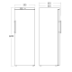 Šaldytuvas 293L GUR390W (31318510000GUR390W)