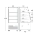 Šalta vitrina 135L OFC60B (263114OFC60B)