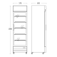 Šaldytuvas-vitrina, baltas 280L SD 417 E (26310417E110000)