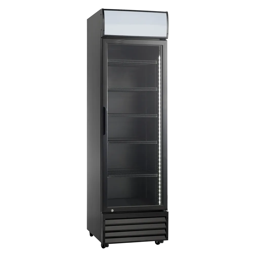 Šaldytuvas-vitrina, juodas 280 l SD 417 BE (2631111000SD417BE)