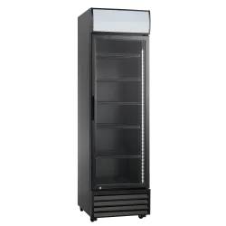 Šaldytuvas-vitrina, juodas 280 l SD 417 BE