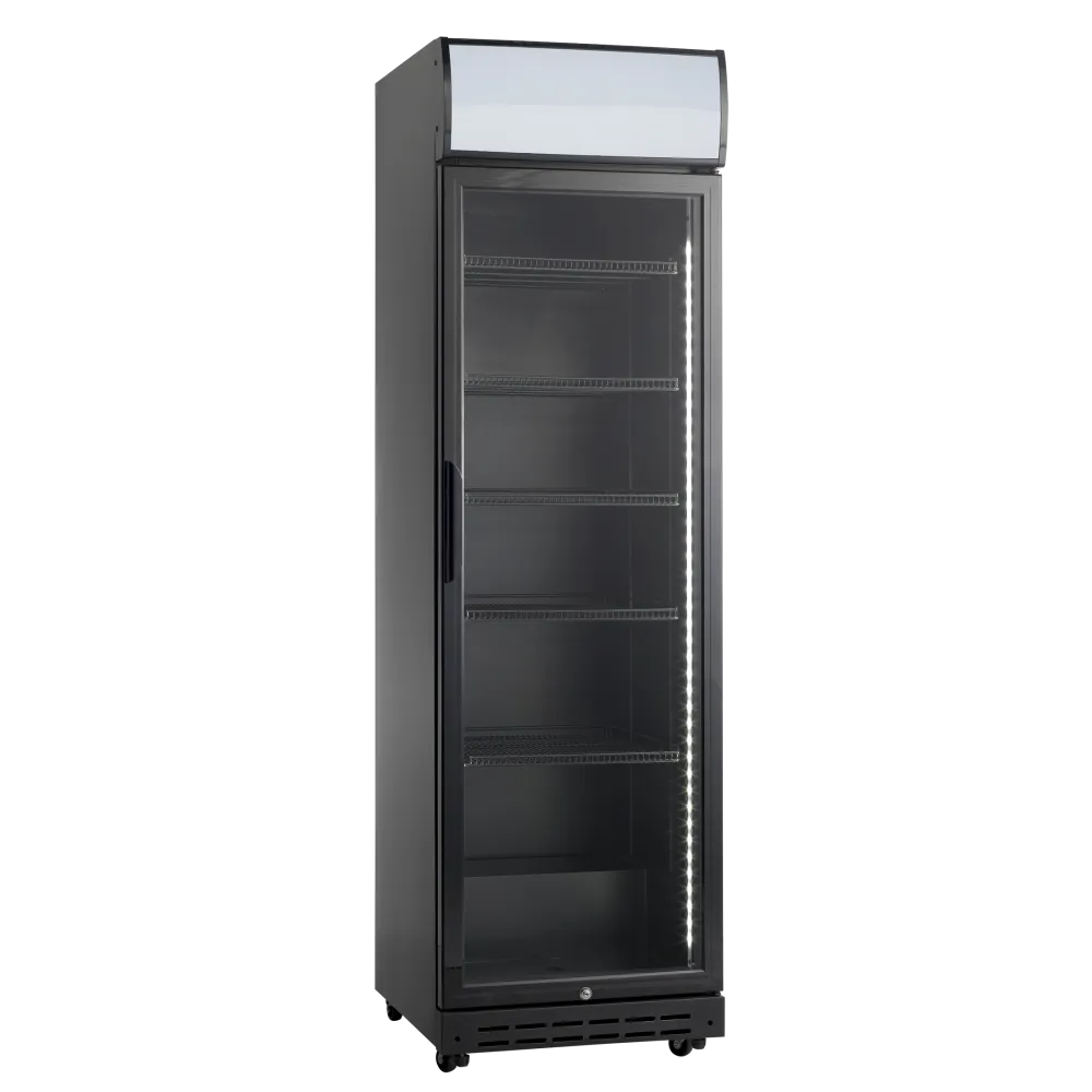 Šaldytuvas-vitrina, juodas 360L SD 420 BE (26310420BE10000)