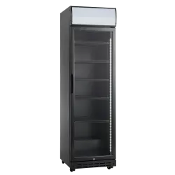 Šaldytuvas-vitrina, juodas 360L SD 420 BE