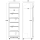Šaldytuvas-vitrina, baltas 360L SD 420 E (26310420E110000)