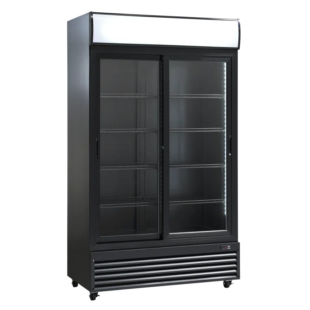 Vitrininis šaldytuvas, juodas, 670 l SD 1002 BSLE (26311002BSLE10000)
