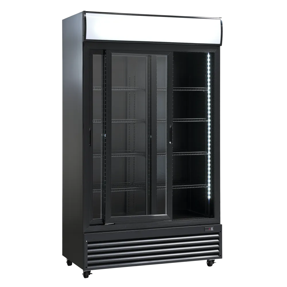 Vitrininis šaldytuvas, juodas, 670 l SD 1002 BSLE (26311002BSLE10000)