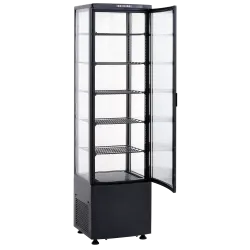 Šaldymo vitrininė spinta, juoda 235L RTC 287 BE