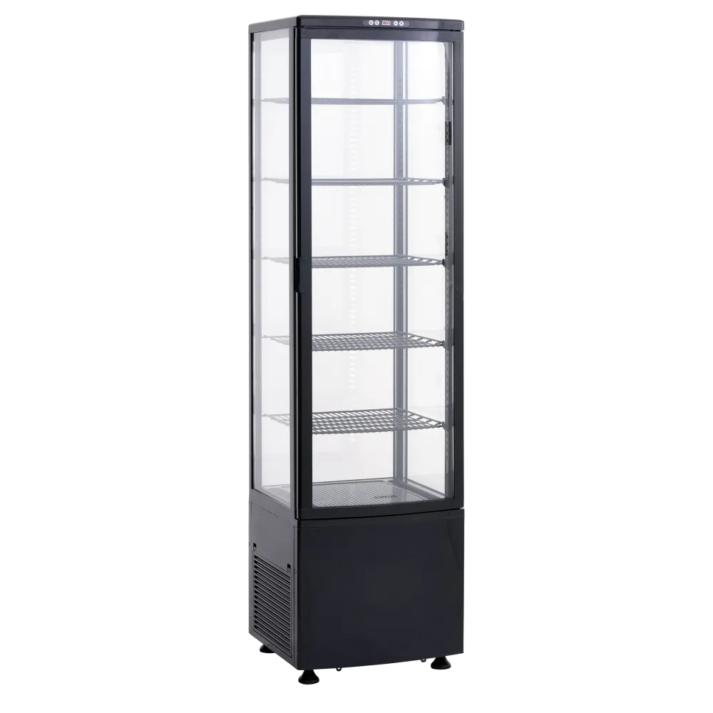 Šaldymo vitrininė spinta, juoda 235L RTC 287 BE (19310287BE10000)