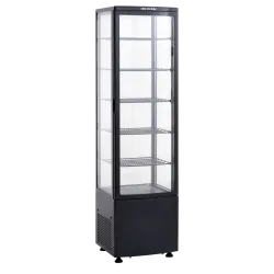 Šaldymo vitrininė spinta, juoda 235L RTC 287 BE