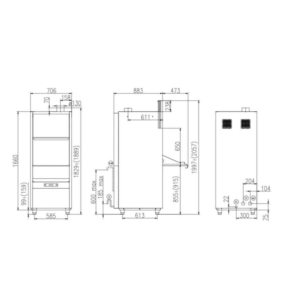 Indaplovė, 565x690mm, UK 55/65 ESI PRS (UK55/65ESIPRS)