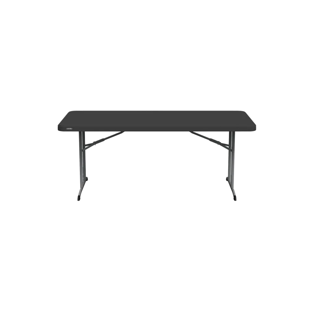 Sulankstomas stalas 183 × 76 cm, juodas (SC/81168/LT/STM)