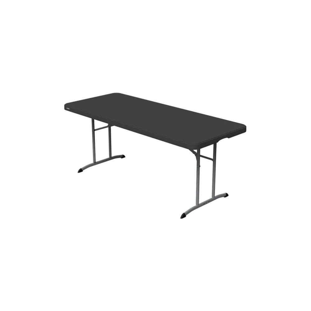 Sulankstomas stalas 183 × 76 cm, juodas (SC/81168/LT/STM)