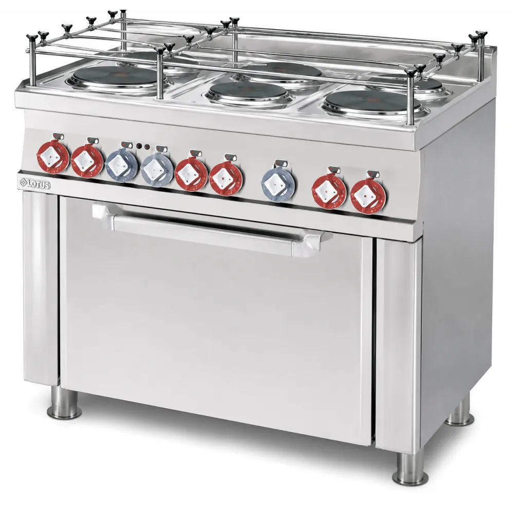 Elektrinė viryklė su orkaite, 6 kaitvietės, CF6-610ETX (06661031X)