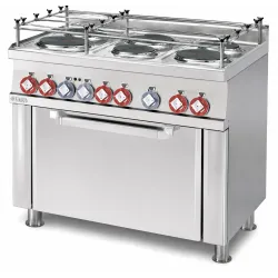 Elektrinė viryklė su orkaite, 6 kaitvietės, CF6-610ETX