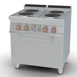 Elektrinė viryklė su orkaite GN1/1, 4 kaitvietės CFV4-78ET
