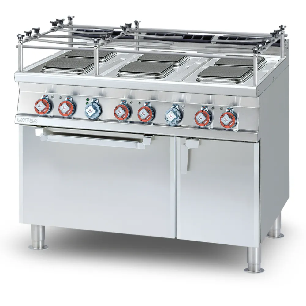 Elektrinė viryklė su orkaite, 6 kvadratinės kaitvietės CFQ6-712ETVX (08661231X)