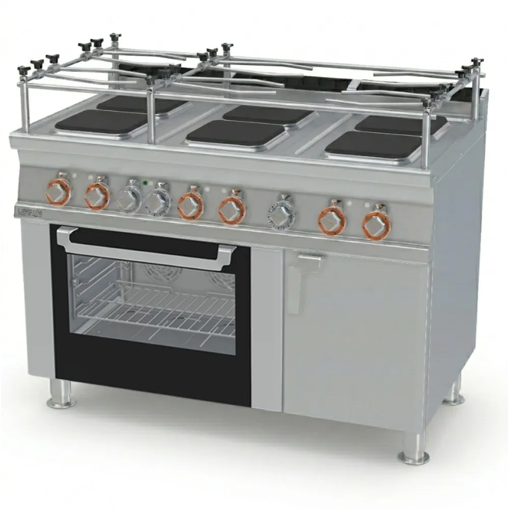 Elektrinė viryklė su orkaite, 6 kvadratinės kaitvietės CFVQ6-712ETVX/V (0880123BX)