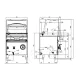 Elektrinė gili keptuvė MANUAL 50 L BR50-78ETX (08130830X)