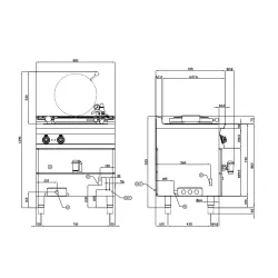 Elektrinis virimo katilas 50 L PI50-78ET