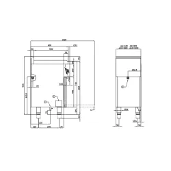 Dujinė viryklė su elektrine orkaite CFM6-610GEM/V