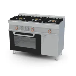 Dujinė viryklė su elektrine orkaite CFM3-612GEMV/V