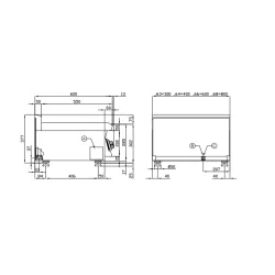 Dujinis grilis CWT-64G