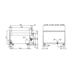 Dujinis grilis CWT-66G
