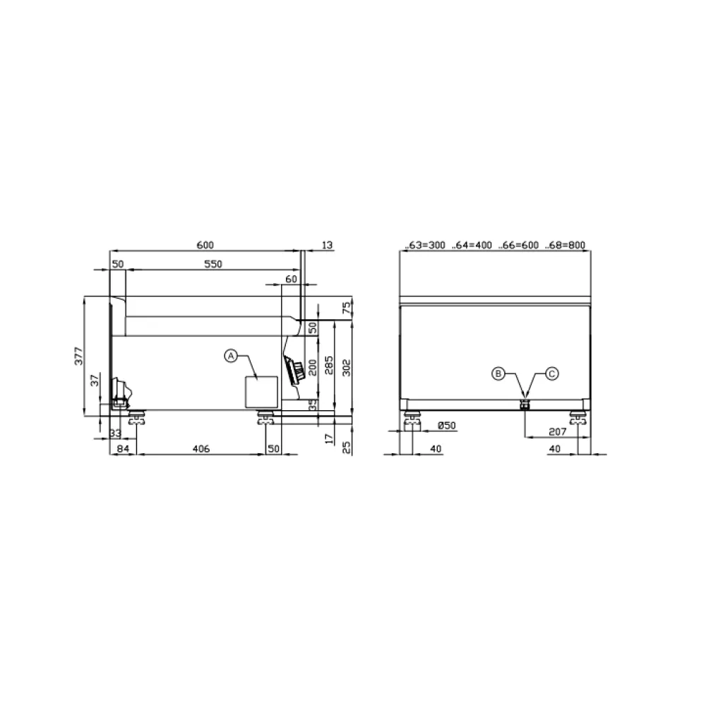 Dujinis grilis CWT-68G (16250850)