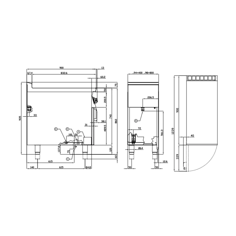 Elektrinis marmite vienfazis 90 MARINE BM-94EMX (09050410X)