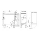 Dujinis grilis su neutralia spintele 90 CW-94G (09250450)