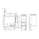 Dujinė gruzdintuvė su neutralia spintele 23L 90 F23-94GVP (09330451)