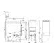 Dujinė gruzdintuvė su neutralia spintele 23+23L 90 F2/23-98GVP (09330851)