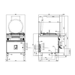 Elektrinis virimo katilas AUTOMATIC 150L 90 PI150A-98ET