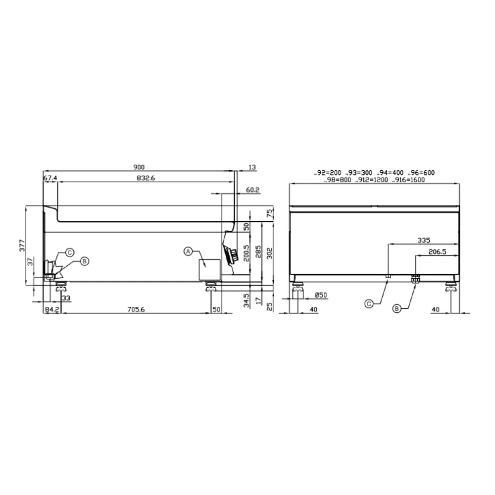 Elektrinis grilis 90 MARINE CWT-98ETX (19080830X)