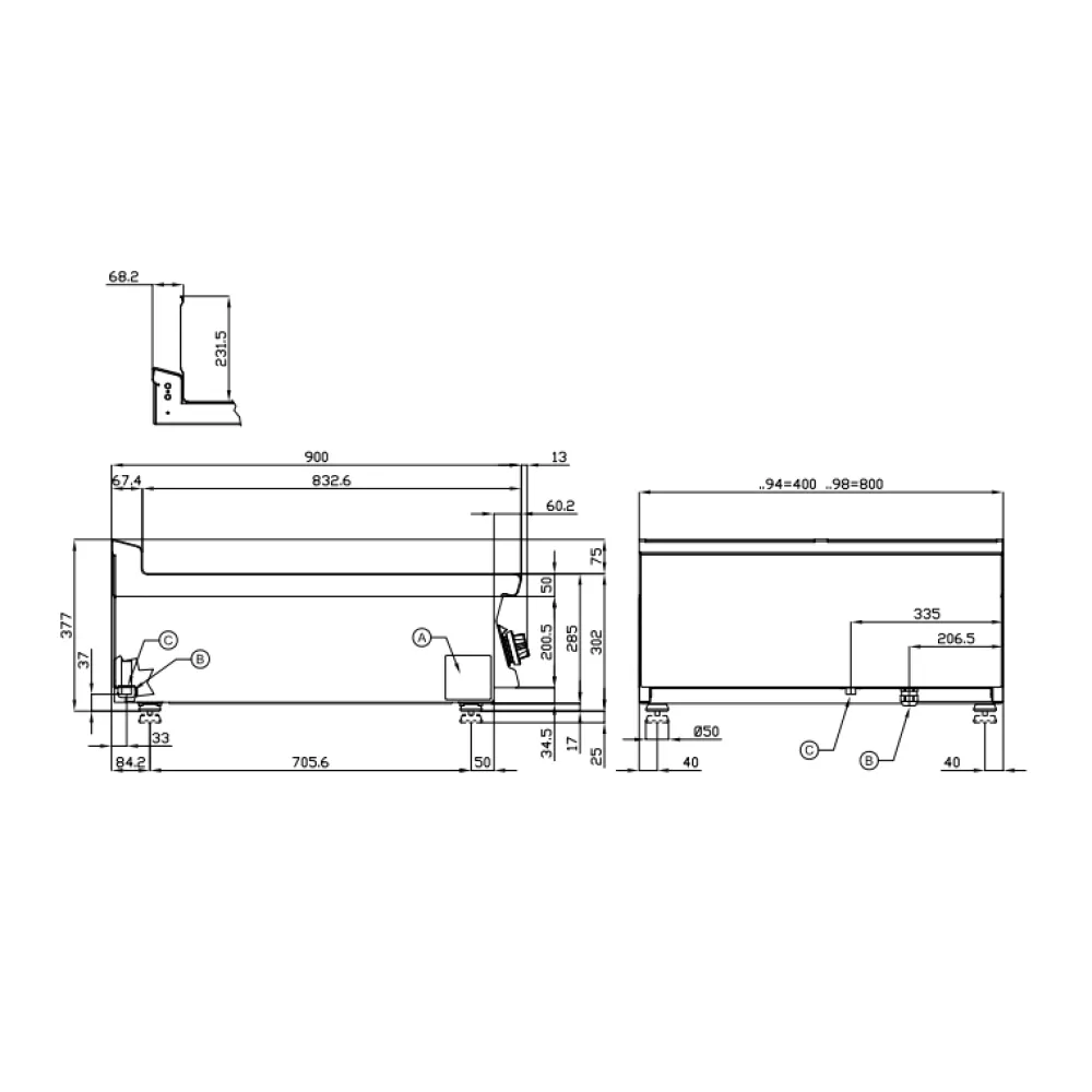 Elektrinė gruzdintuvė 8+8L 90 MARINE F2/8T-94ETX (19090432X)