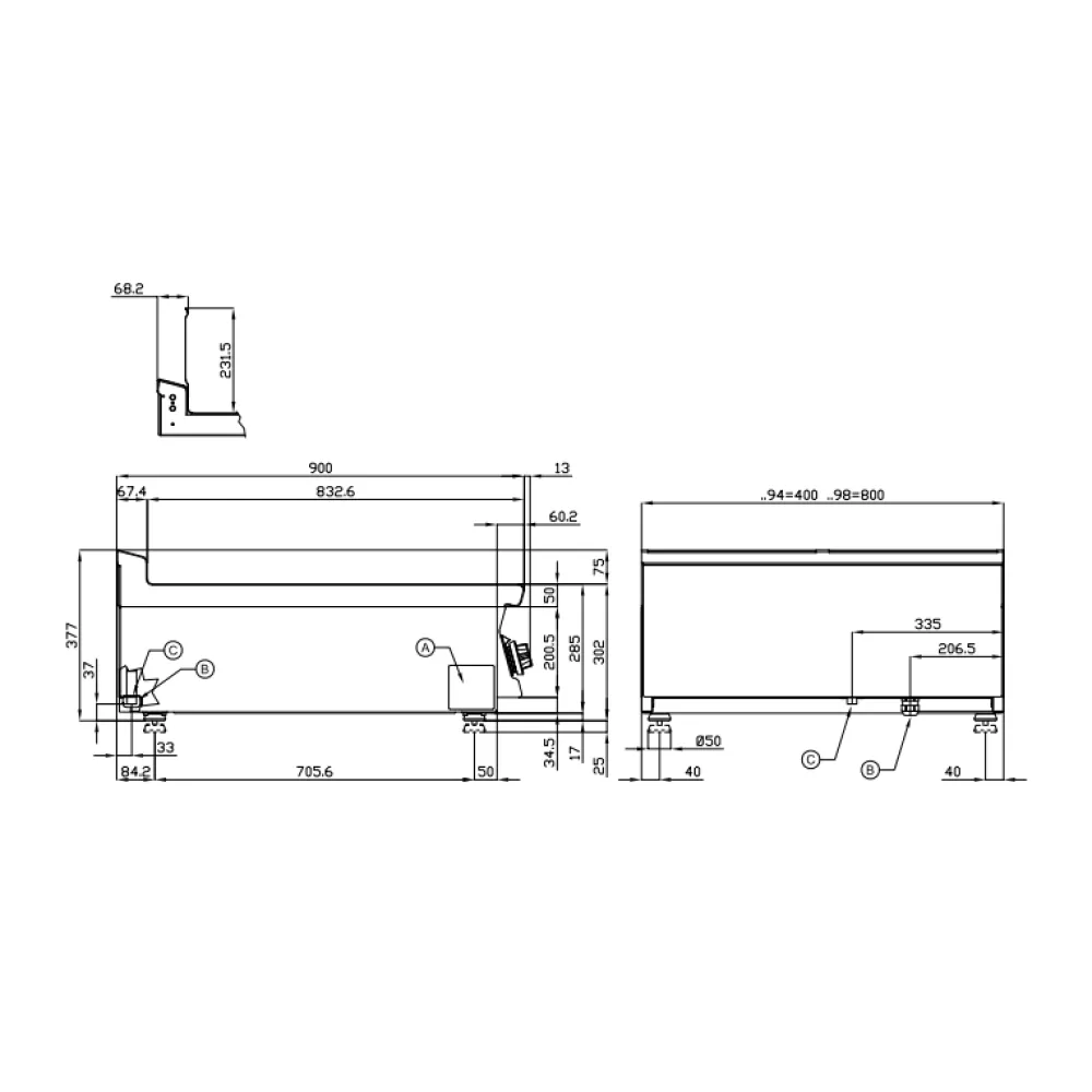Elektrinė gruzdintuvė 13+13L 90 MARINE F2/13T-98ETX (19090830X)