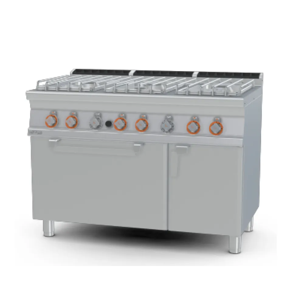 Dujinė viryklė su dujine orkaite, 6 degikliai 70 CF6-712GPV (08681251)
