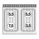Dujinė viryklė su elektrine orkaite, 4 degikliai 70 CF4-78GPE (08690860)