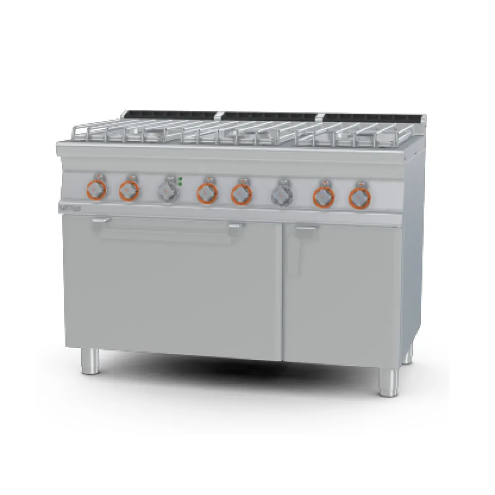 Dujinė viryklė su elektrine orkaite, 6 degikliai 70 CF6-712GPEV (08691261)