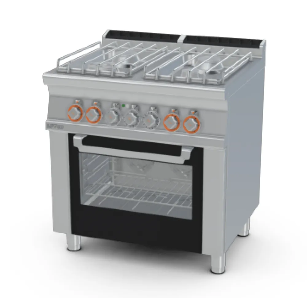 Dujinė viryklė su elektrine orkaite MULTIFUNCTION, 4 degikliai 70 CFV4-78GPE/V (0880086A)