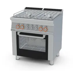 Dujinė viryklė su elektrine orkaite MULTIFUNCTION, 4 degikliai 70 CFV4-78GPE/V