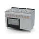 Dujinė viryklė su elektrine orkaite MULTIFUNCTION, 6 degikliai 70 CFV6-712GPEV/V (0880126A)