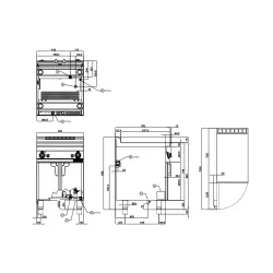 Dujinis pastos virimo įrenginys 40L 70 CP-76G