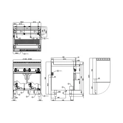 Dujinis pastos virimo įrenginys AUTOMATIC 25+25L 70 CPA-78G