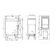 Elektrinė gruzdintuvė su neutraliąja spintele TouchScreen 18L 70 F18-74ETDP (0815A431)